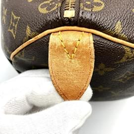 Louis Vuitton-Louis Vuitton Speedy 35 Handbag-Brown