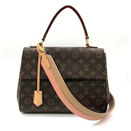 Louis Vuitton-Louis Vuitton Cluny MM M43535 Shoulder Bag-Brown