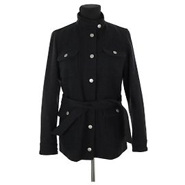 Apc Khakifarbene Wolljacke Khaki