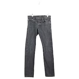 Dior Jeans rectos de algodón Negro