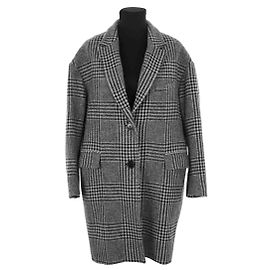 Isabel Marant Etoile Grau Wollmantel Grau