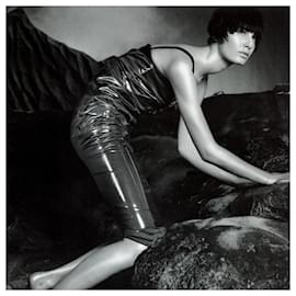 Dolce & Gabbana-Dolce & Gabbana Metallic Silver Dress-Silvery