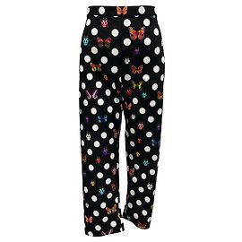 Leggings com estampa de bolinhas de joaninha e borboleta Versace X Dua Lipa Preto / Branco Multi 2023 Preto