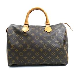 Louis Vuitton-Louis Vuitton Speedy 30 Boston Bag-Brown