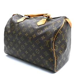 Louis Vuitton-Louis Vuitton Speedy 30 Boston Bag-Brown