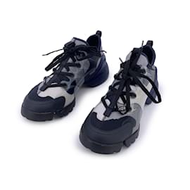 Dior-Christian Blue D Connect Sneakers Low Top Shoes Size 38-Blue