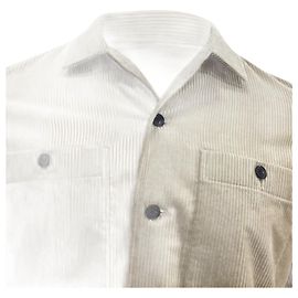 Autre Marque Sig. P. Camicia button-down in velluto a coste marrone Altro