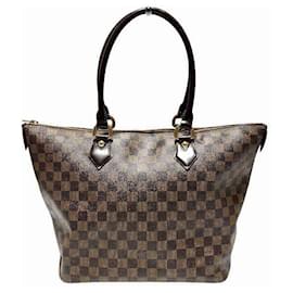 Louis Vuitton-Sac tote Saleya Damier Louis Vuitton-Marron
