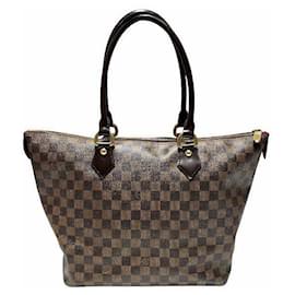 Louis Vuitton-Sac tote Saleya Damier Louis Vuitton-Marron