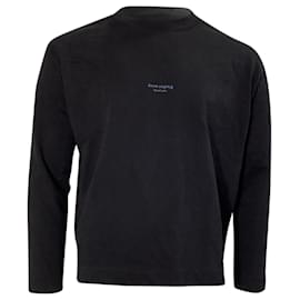 Acne-Acne Studios Lynn Sweater in Black Cotton-Black