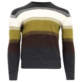 Gestreifter Glenshell-Pullover von Loro Piana aus mehrfarbigem Kaschmir Mehrfarben