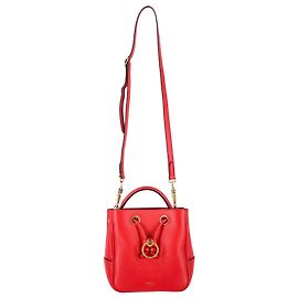 Borsa a secchiello Hampstead Small in pelle rossa di Mulberry Rosso