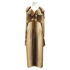 Gucci-Robe en soie-Brown