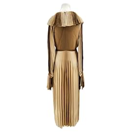 Gucci-Robe en soie-Brown