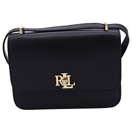 Ralph Lauren Medium Sophee Bag in Black Leather Black