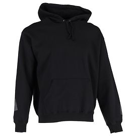 Hoodie mit großem Supreme-Logo aus schwarzer Baumwolle Schwarz