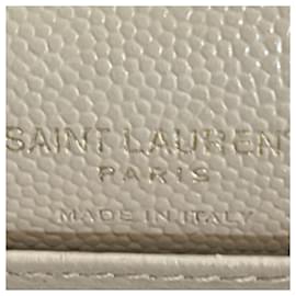 Saint Laurent- Saint Laurent Kate Belt Bag in Beige Leather-Beige