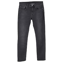 Acne-Acne Studios North Used Jeans in Black Cotton-Grey