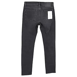 Acne-Acne Studios North Used Jeans in Black Cotton-Grey