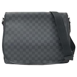 Louis Vuitton-Sac messager Damier Graphite Louis Vuitton-Noir