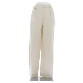 Samsoe & Samsoe Pantaloni di lino Cachi
