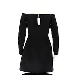Autre Marque-Mini Robe noire-Black