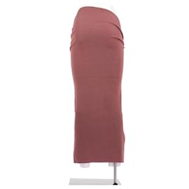 Autre Marque-Pink silk skirt-Pink