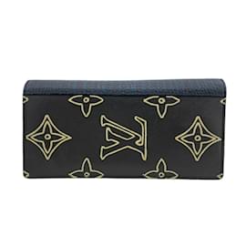 Louis Vuitton-Portefeuille long Monogram Louis Vuitton-Noir,Monogramme