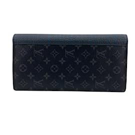 Louis Vuitton-Portefeuille long Monogram Louis Vuitton-Noir,Monogramme