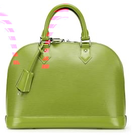 Louis Vuitton-Louis Vuitton Orange Epi Alma PM-Orange