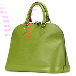 Louis Vuitton-Louis Vuitton Orange Epi Alma PM-Orange