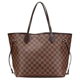 Louis Vuitton-Louis Vuitton Brown Damier Ebene Neverfull MM-Brown