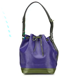 Louis Vuitton-Louis Vuitton Blue Epi Noe Tricolor GM-Blue