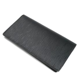 Louis Vuitton-Portefeuille Long Brazza Louis Vuitton-Noir