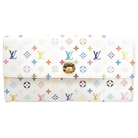 Louis Vuitton-Louis Vuitton Monogram Multicolor Portefeuille Sarah-Pink,White,Multiple colors