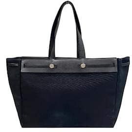 Hermès-Sac Cabas GM Hermes Air Line-Noir