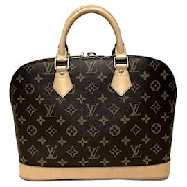 Louis Vuitton-Louis Vuitton Monogram Alma PM Handbag-Brown,Monogram