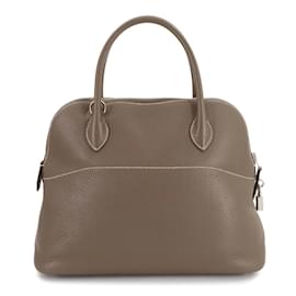 Hermès-Sac à main Hermes Bolide 31-Taupe