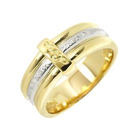 Anel de Platina e Ouro Amarelo Yves Saint Laurent Outro