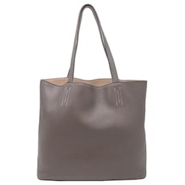 Hermès-Sac tote Hermes Double Sens 45-Autre,Taupe