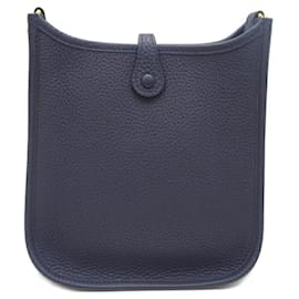 Hermès-Sac à épaule Hermes Evelyn TPM Y-Bleu,Bleu Marine