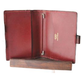 Hermès Monederos, carteras, estuches Burdeos