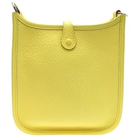 Hermès-Sac à épaule TPM Evelyn d'Hermès-Jaune