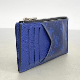 Louis Vuitton-Porte-cartes à pièces Taigarama de Louis Vuitton-Bleu