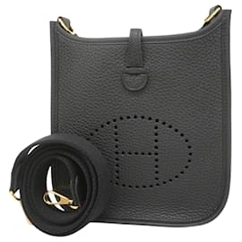 Hermès-Hermes Shoulder Bag Evelyn TPM Amazone-Black