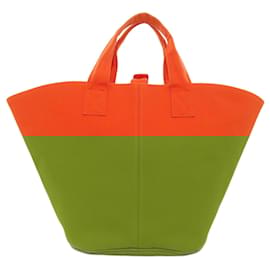 Hermès-Sac de Plage PM Tote Hermes-Orange