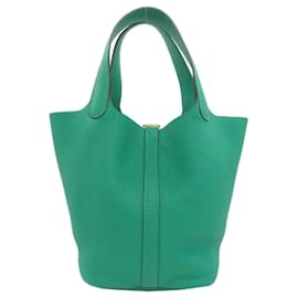 Hermès-Sac à main Hermes Picotin Lock PM-Vert