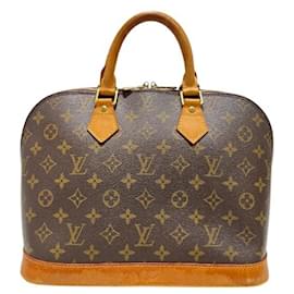 Louis Vuitton-Louis Vuitton Monogram Alma Handbag-Brown,Other,Monogram
