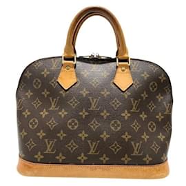 Louis Vuitton-Louis Vuitton Monogram Alma Handbag-Brown,Other,Monogram