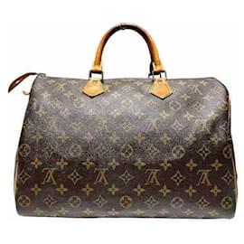 Louis Vuitton-Louis Vuitton Monogram Speedy 35 Handbag-Brown,Monogram